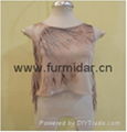 OEM customized  chiffon lace Women summer clothing chiffon blouse with side slit 1