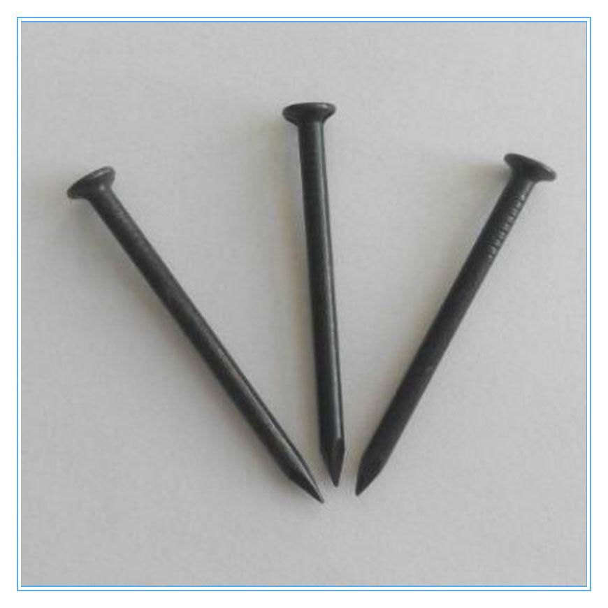 Black Smooth Shank Concrete Nail