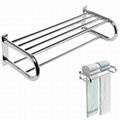 Customized stainless steel wall mounted bathroom towel rack 2