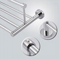 Customized stainless steel wall mounted bathroom towel rack 5