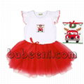 Adorable red tutu dress with lovely