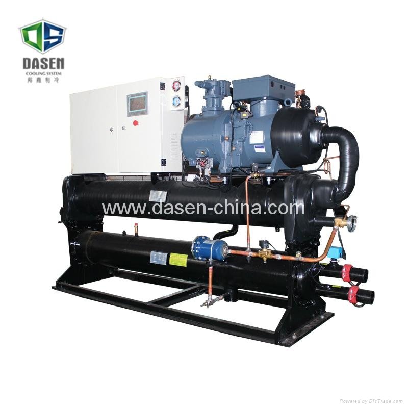 312rt Double Compressor Low-Temp X-Type Water Cooled Screw Chiller 3