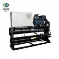 650HP Low Temperature Glycol Water Cooled Industrial Screw Water Chiller