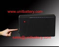 OEM/ODM portable rechargeable 12v lithium ion battery with black plastic case fo