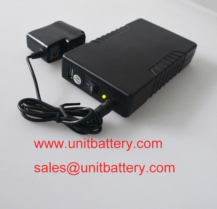 portable rechargeable 12v 9800mah lithium ion battery and 5v 16000mah lithium io 3