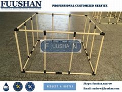 Fuushan Cheap Custom Design Plastic PVC Outdoor Garden Foldable Fish Pond