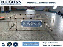 Fuushan Flexible Plastic Fish Pond For Fish Farm,Outdoor PVC Swimming Pool,Recta