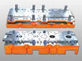 Single-row iron-core progressive die for generator