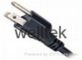 3Pin Japan power cord for general application PSE approved