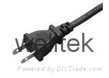 UL APPROVED 2PIN US POWER CORD NEMA 1-15P