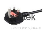 13A 250V BS1363 plug with fuse 