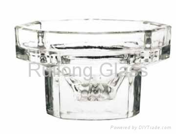 glass candle holder church candle temple candle
