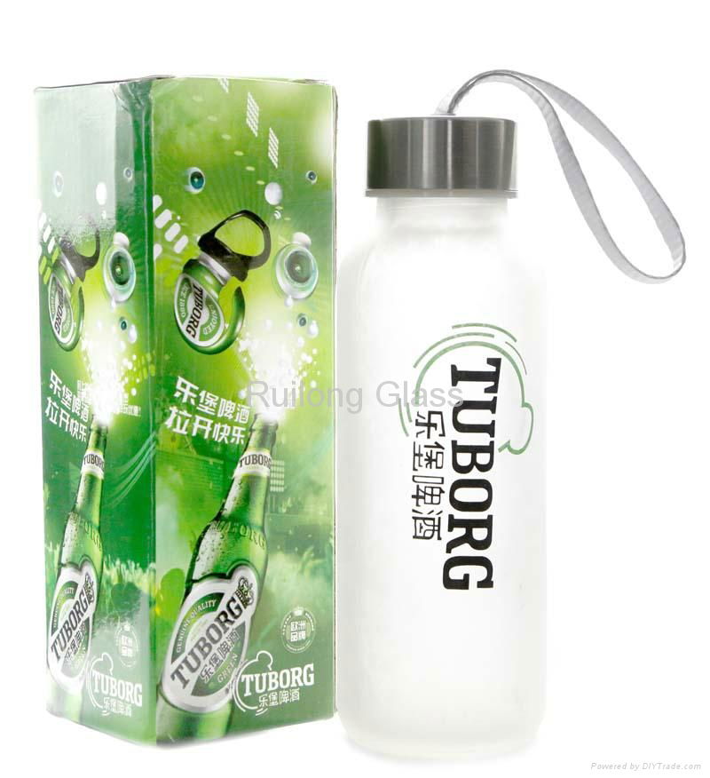 Portable cup sports cup glass drinking cup portable drinking bottle 2