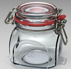 glass sealed jars sealed canister sealed pot sealed bottles