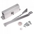 Size 3 CE Door Closer Fixed for Fire Doors - Silver