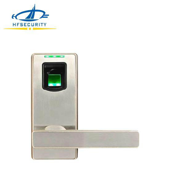 HF-LA100 Reversible Lever Handle Security Door Fingerprint Latch Lock 1