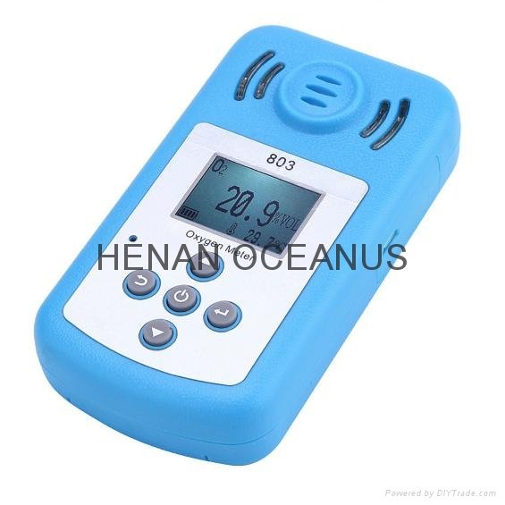 Portable Oxygen O2 gas detector 2