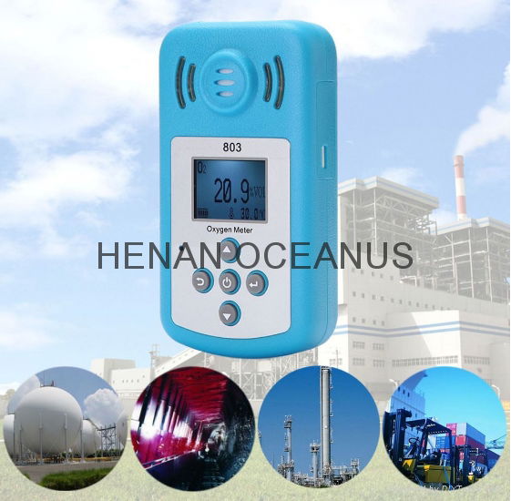 Portable Oxygen O2 gas detector 4