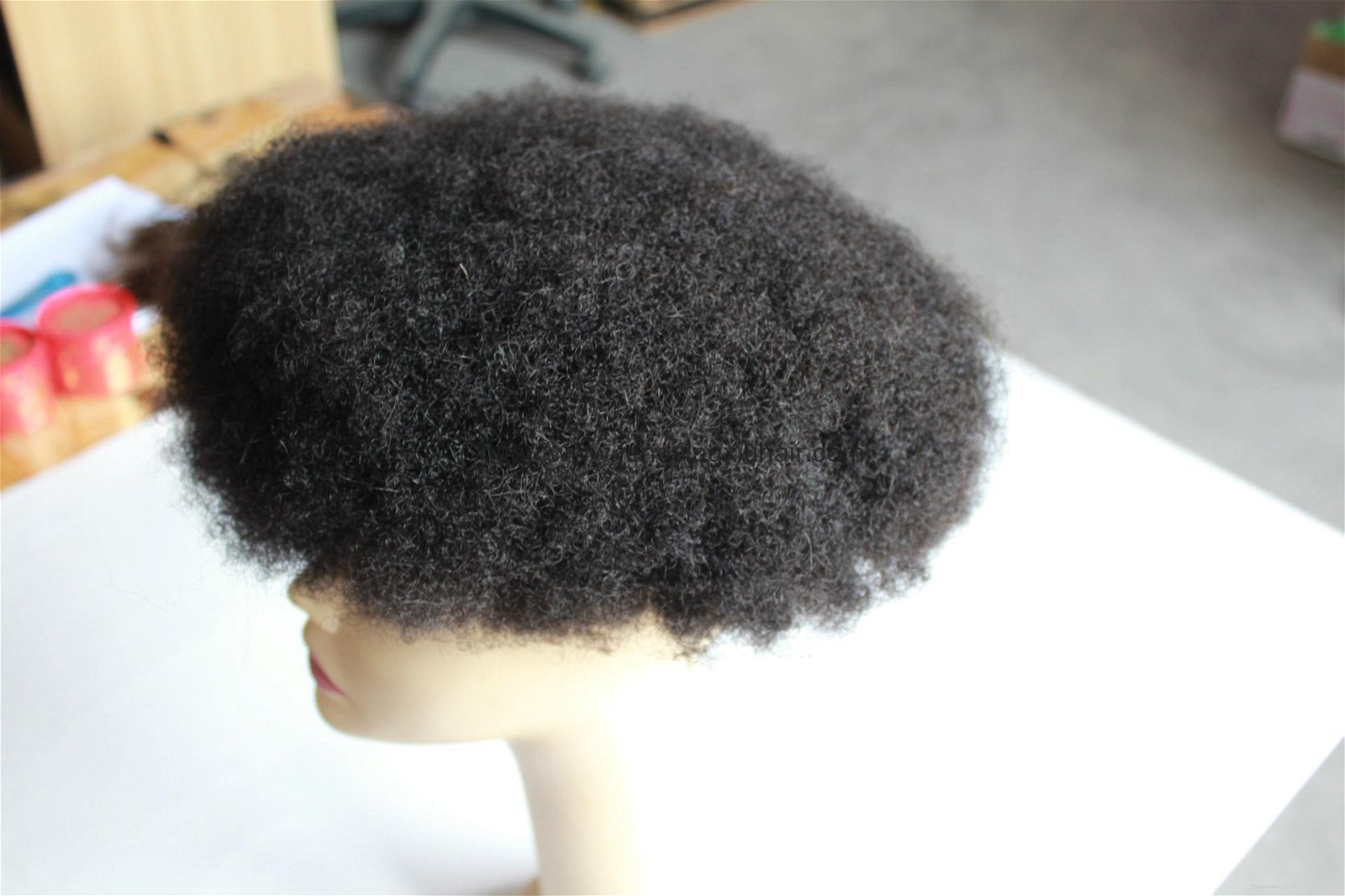 Afro wave toupee for men 2