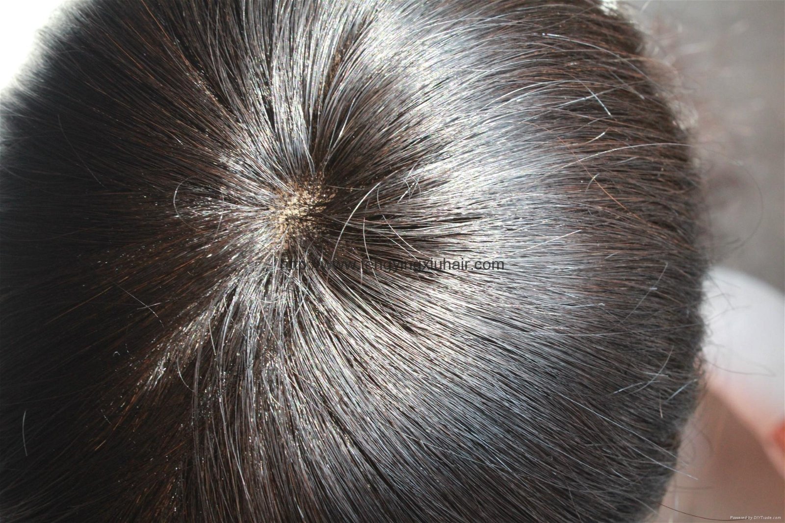 Best quanlity PU around Brazilian virgin human hair piece hair system toupee 4