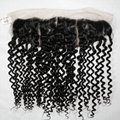 factory human hair lace closure top quality lace frontals 13x6 size lace front  2