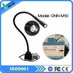 LED machine spot light ONN-M10B with plastic base