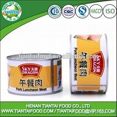 China supplier wholesale canned pork luncheon meat