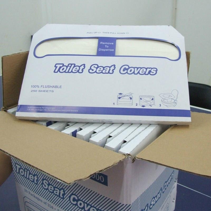 Health Care Disposable Flushable 1/2 Folds Toilet Seat Cover Paper Manufacturer