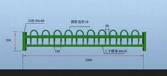 鋅鋼草坪柵欄