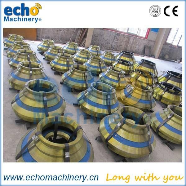 Metso cone crusher parts concave and mantle for HP100 HP200 HP300 HP400  5