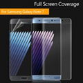 Wholesale asahi full cover screen protector for Samsung note7 1