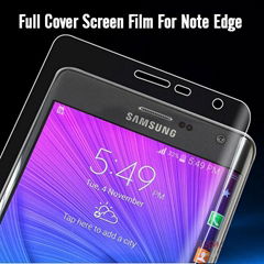 2016 New!!!Full cover screen protector for Samsung galaxy note edge