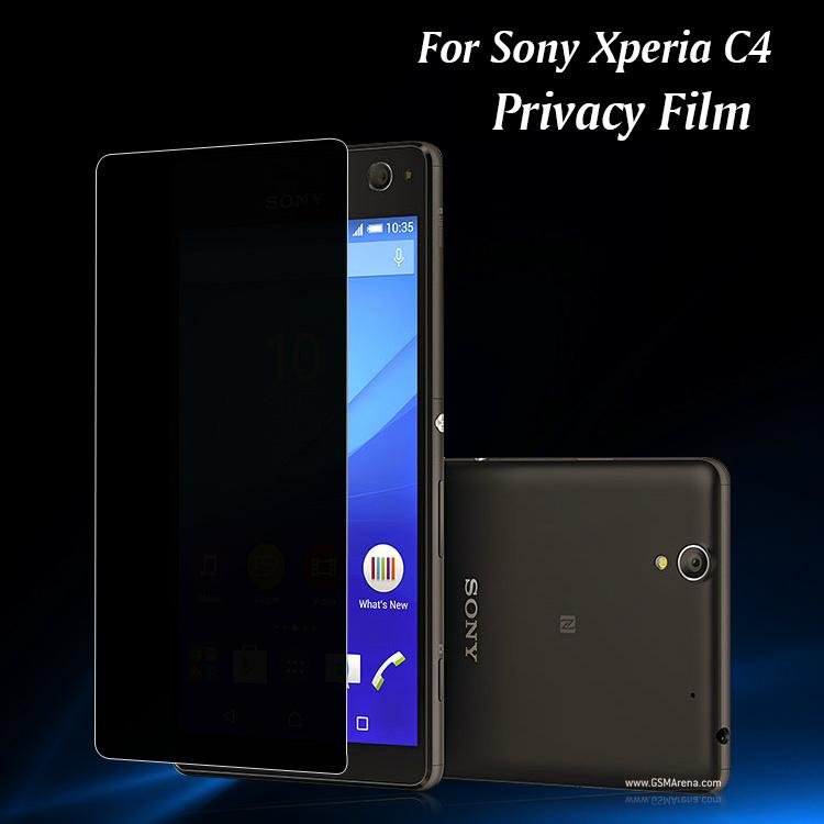 Phone privacy protector film for Sony Xperia C4 screen protector