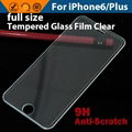 2016 New arrival for iphone 6 full cover tempered glass screen protector 