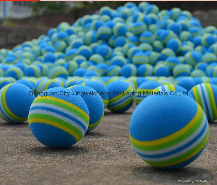 Kids Funny Toy Balls 3.5cm Rainbow Color EVA Material Ball Foam Sponge Children' 2