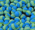 Kids Funny Toy Balls 3.5cm Rainbow Color EVA Material Ball Foam Sponge Children'