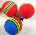 Hot Sale 3.5cm Colorful EVA Ball Cat and Dog Toy Soft Funny Ball Pet Toy 1