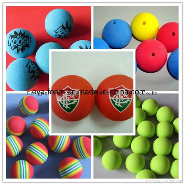 2016 Hot Sale Favorite Cute Colorful Crazy Promotional Happy EVA Rainbow Ball To