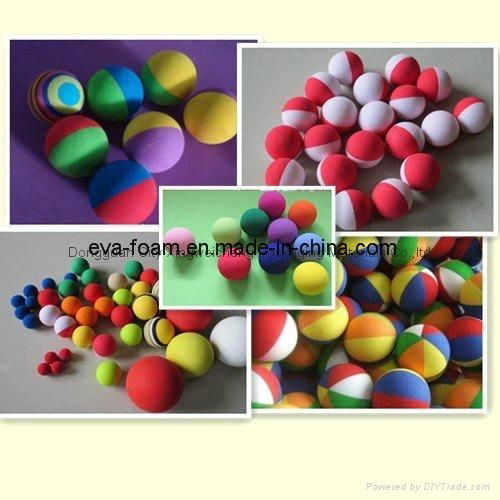 2016 Hot Sale Favorite Cute Colorful Crazy Promotional Happy EVA Rainbow Ball To 2