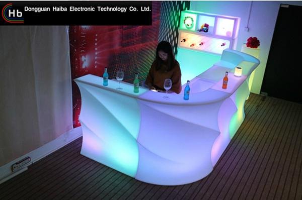  led bar counter table and chair