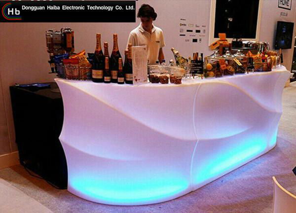  led bar counter table and chair 2