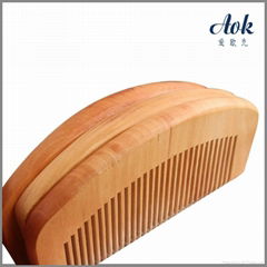 Hot selling OEM cheap wooden beard comb