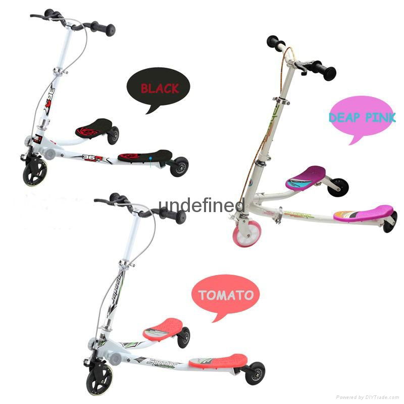 New Kids Speeder Scooter 3 Wheel with braker  Push Tri Motion Foldable Scooter 3