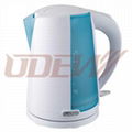 Plastic Concealed Electric Kettle 1.7L 1