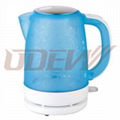 1.7L Transparent Plastic Electric Kettle Water Kettle 3