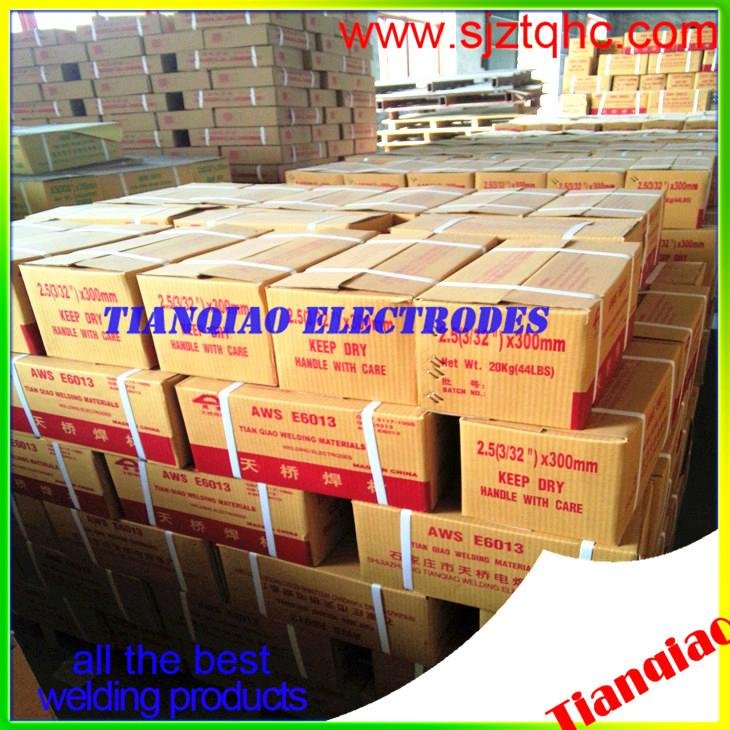 specification of 300-450mm length electrode box welding rod price china e6013 2