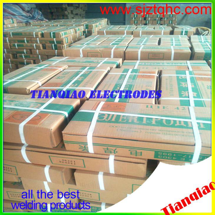 specification of 300-450mm length electrode box welding rod price china e6013 4