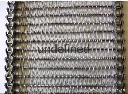 Spiral net belt for quick frozen food 3