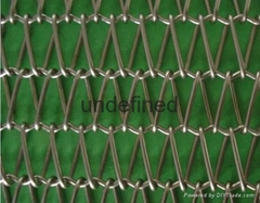 Double spiral net belt