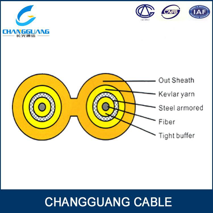High Quality Factory Price Indoor Fiber Optical Cable Zipcord Interconnect Optic 3